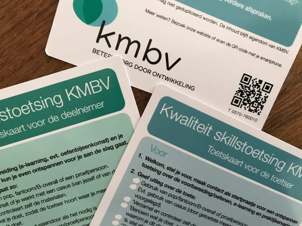 Opleidingsinstituut KMBV - Toets kaarten KMBV